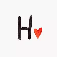 stylish h letter love images